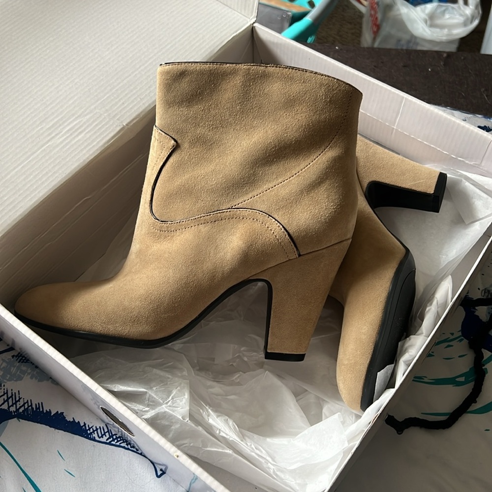 Nine West Women's Tan Ankle Boots - Picture 2 of 3